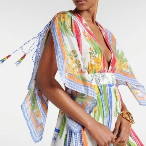 FARM Rio Destination Scarf Midi Dress